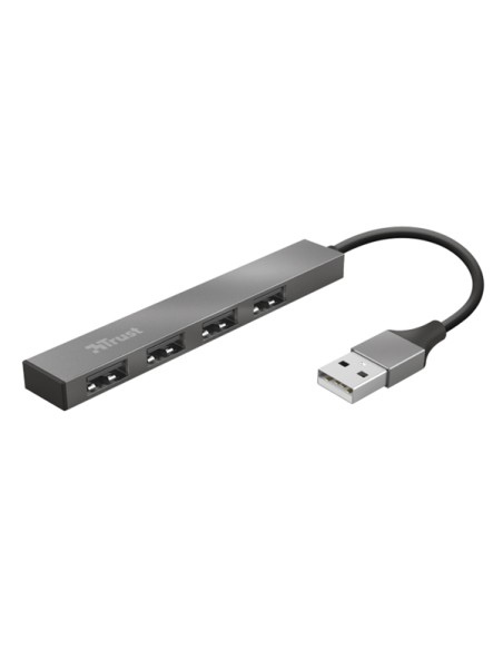 Hub Mini 4 porte Halyx - alluminio - Trust