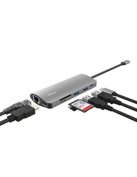 Adattatore multiporta Usb-C 7-in-1 Dalyx - Trust