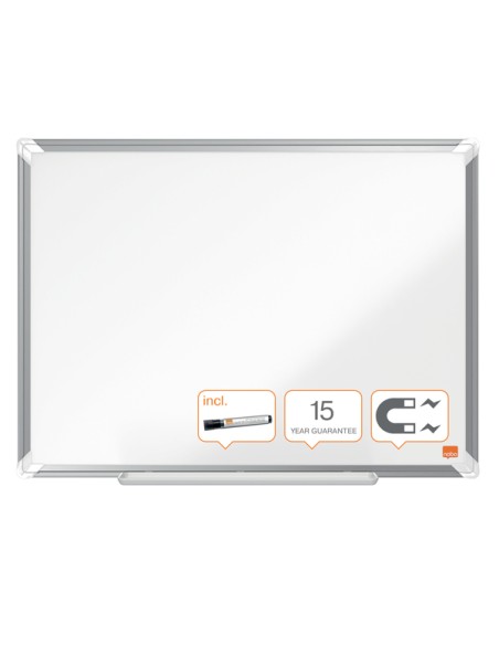 Lavagna bianca magnetica Premium Plus - 60 x 90 cm - Nobo
