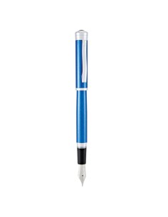 Penna stilografica Strata - tratto medio - fusto blu - Monteverde