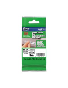 Brother - Nastro di sicurezza - bero/Bianco - TZES4 - 18mm x 8mt