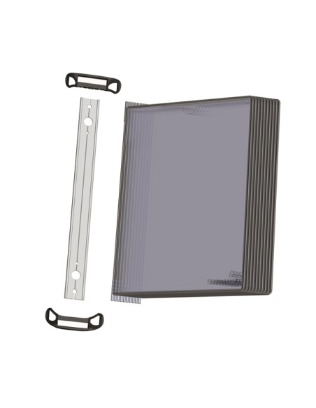 Kit leggio magnetico - 10 buste - A4 - nero - Djois
