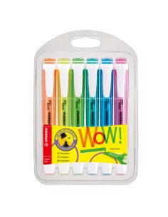 Evidenziatore Swing Cool Fluo - colori assortiti - Stabilo - conf. 6 pezzi