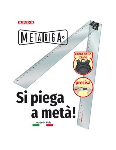 Metariga - pieghevole - 60 cm - Arda