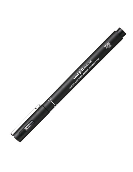 Pin fineliner - punta 1.2 mm - nero - Uni Mitsubishi