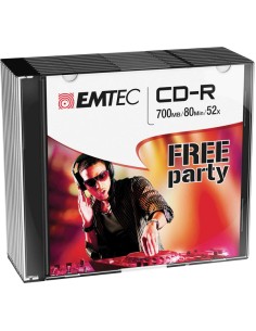 Emtec - CD-R - ECOC801052SL - 80min/700mb