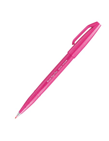 Pennarello Brush Sign Pen - rosa - Pentel