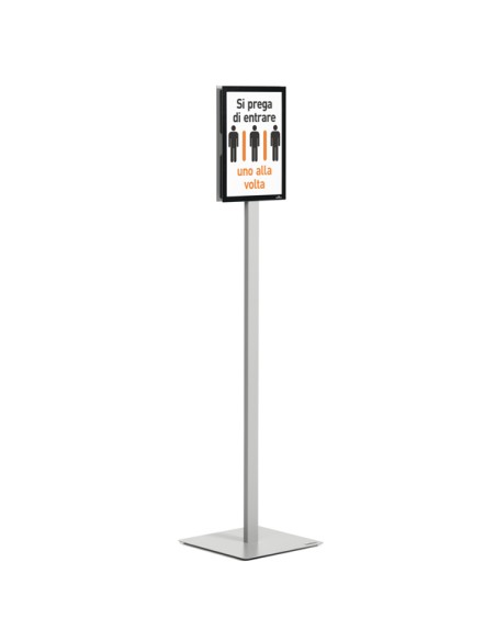 Espositore Info Stand Basic - da pavimento - A4 - Durable