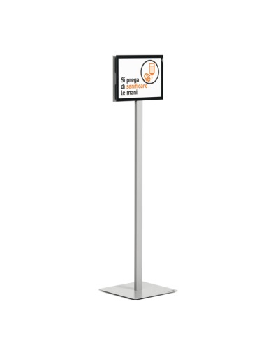Espositore Info Stand Basic - da pavimento - A4 - Durable