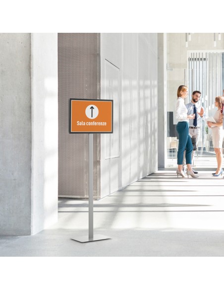 Espositore Info Stand Basic - da pavimento - A3 - Durable