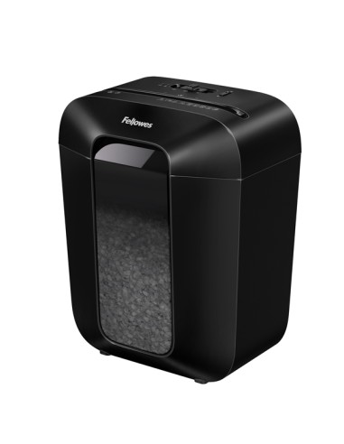 Distruggidocumenti LX-41 - a frammenti - nero - Fellowes