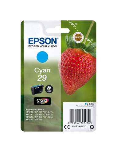 Epson - Cartuccia ink - 29 - Ciano - C13T29824012 - 3,2ml
