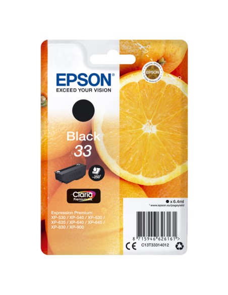Epson - Cartuccia ink - 33 - Nero - C13T33314012 - 6,4ml
