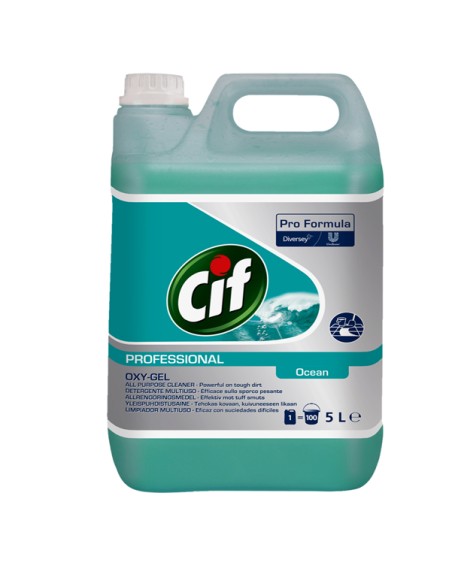 Gel Oxy - per pavimenti - 5 lt - Cif