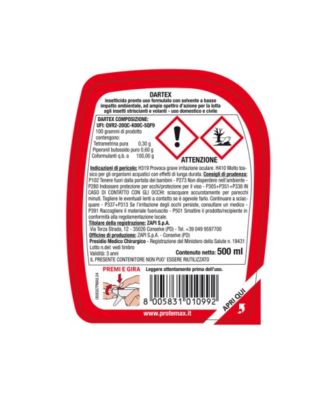 Insetticida multinsettto - trigger 500 ml - Protemax
