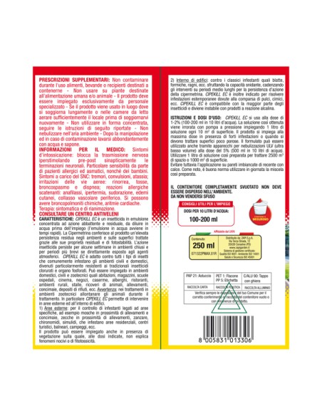 Insetticida concentrato - 250 ml - Protemax