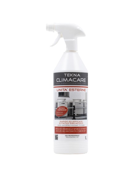 Detergente spray climacare - unità esterne - 1 lt - Tekna