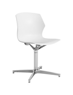 Seduta Home/Office No Frill NFG - senza braccioli - bianco - Unisit