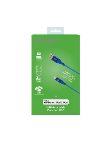 USBA TO LIGHTNING 12W 3MT CABLE MFI