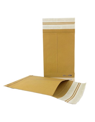 Sacchetto e-commerce E-Double - 31 x 48 cm - avana - Bong Packaging - conf. 250 pezzi