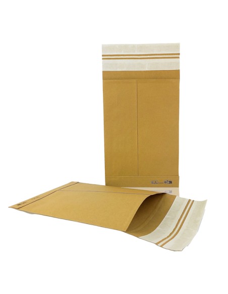 Sacchetto e-commerce E-Double - 31 x 48 cm - avana - Bong Packaging - conf. 250 pezzi