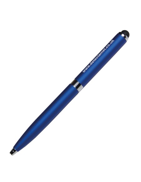 Penna detectabile retrattile 2 in 1 - per iphone ipad e tablet - blu