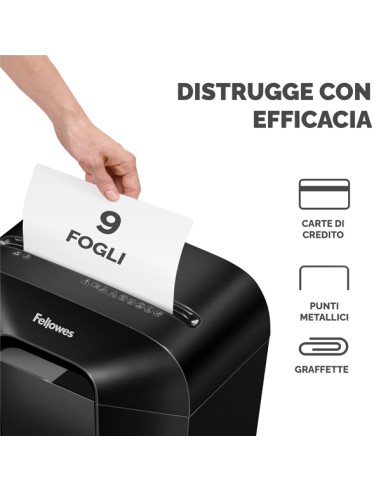 Distruggidocumenti LX 50 - a frammenti - Fellowes