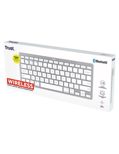 Tastiera wireless bluetooth - argento - Trust