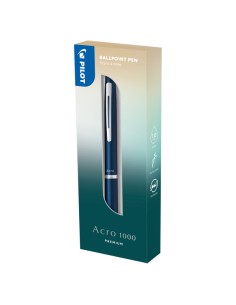 Penna a sfera scatto Acro 1000 - punta 1.0 mm - fusto blu scuro - Pilot 2