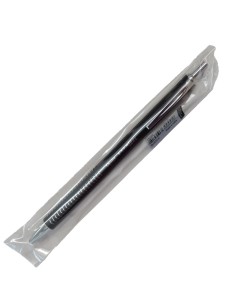 Penna roller EnerGel Metal Slim - punta 0,7 mm - fusto nero - Pentel 2