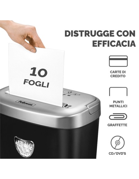 Distruggidocumenti 53C - a frammenti - Fellowes
