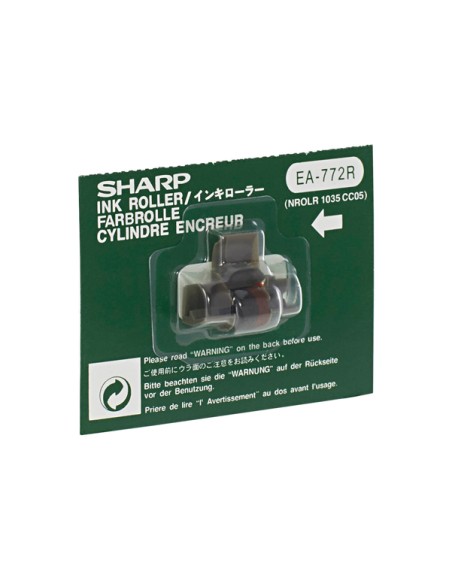 Sharp - Tampone inchiostrato - Nero/Rosso - EA772R