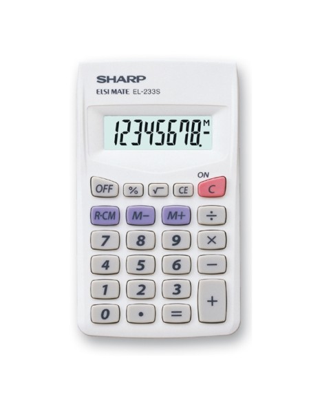 Sharp - Calcolatrice tascabile - EL233SB