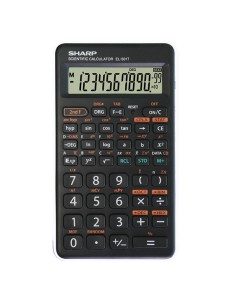 Sharp - Calcolatrice scientifica - Bianco - EL501TBWH