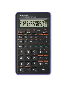 Sharp - Calcolatrice scientifica - Viola - EL 501TBVL