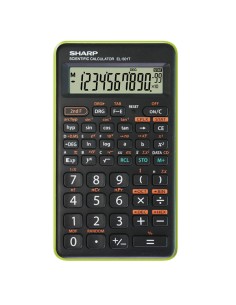 Sharp - Calcolatrice scientifica - verde - EL 501TBGR