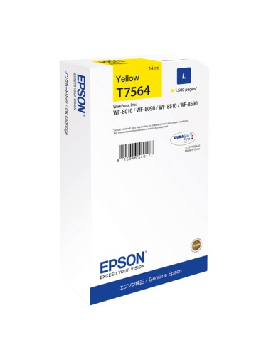Epson - Tanica - Giallo - T7564 - C13T75644N  - 14ml