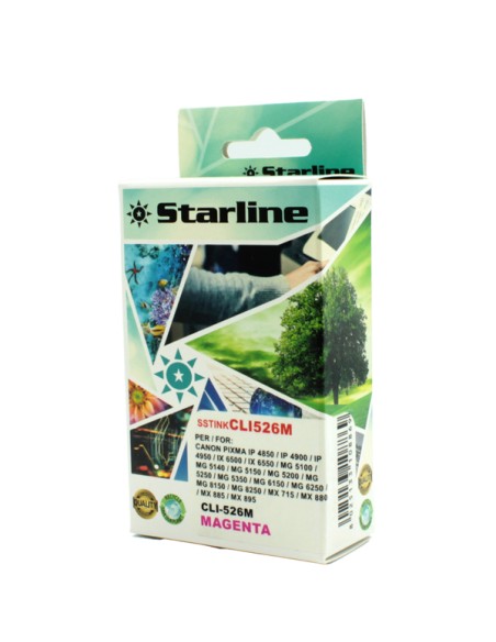 Starline - Cartuccia ink - per Canon - Magenta - CLI526 M - 9ml