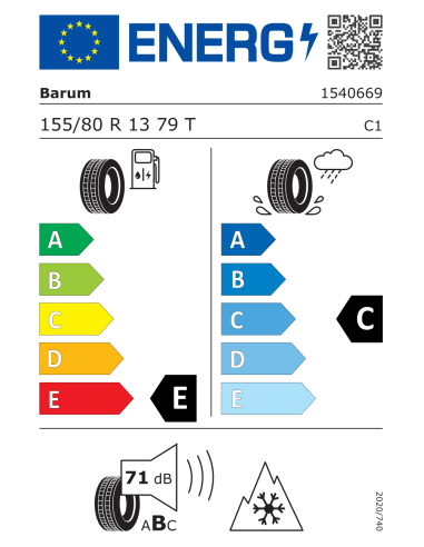 Barum Quartaris 5 - 155/80 R13 79T EVc