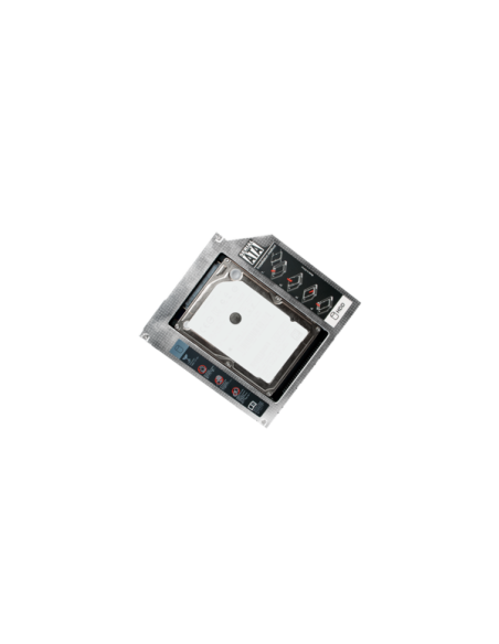 Adattatore SATA HDD Caddy per HDD/SSD da 9,5mm Nero