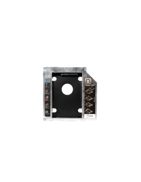 Adattatore SATA HDD Caddy per HDD/SSD da 9,5mm Nero