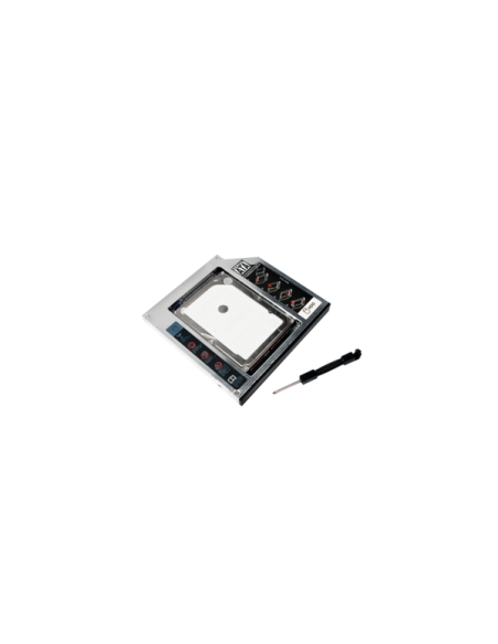 Adattatore SATA HDD Caddy per HDD/SSD da 9,5mm Nero