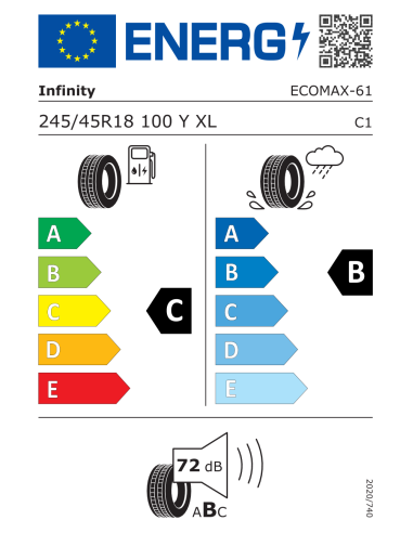 Infinity Ecomax - 245/45 R18 100Y XL
