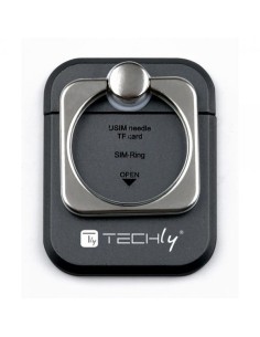 Anello e Supporto per Smartphone Nero