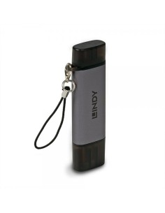 LINDY LETTORE DI SCHEDE SD/MICROSD USB 3.2 Tipo C e A