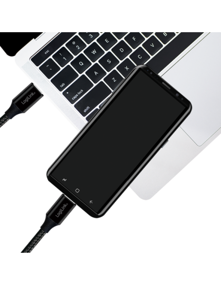 Cavo HighSpeed USB-C™ Maschio/Maschio 1m Nero