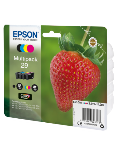 MULTIPACK 29 FRAGOLA CONF.4CARTUCCE