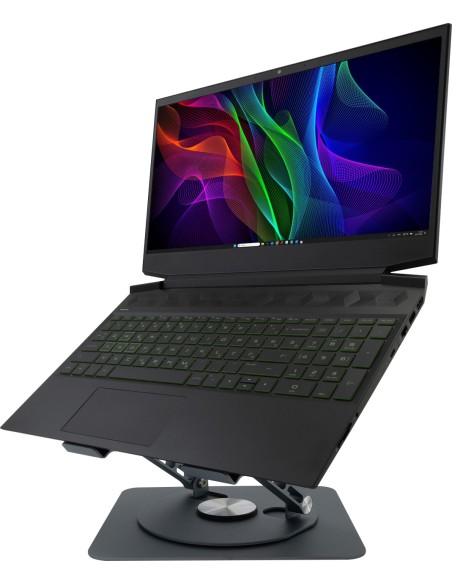 Supporto per Notebook 10-17,3'' Rotazione 360° Alluminio