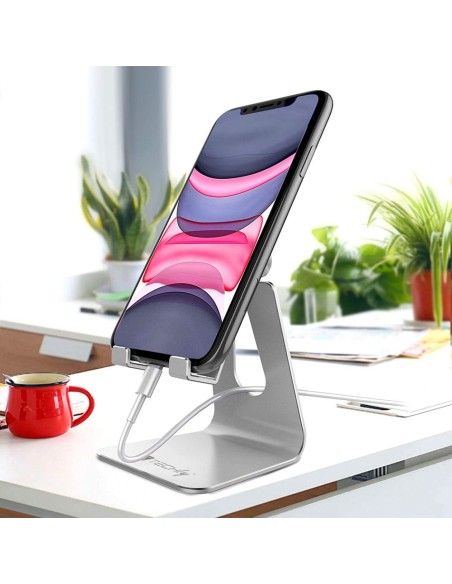 Supporto Porta Smartphone e Tablet Universale e Regolabile da Scrivania