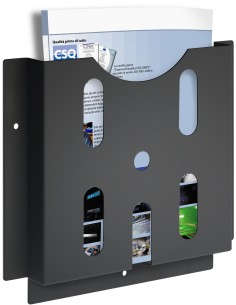 Tasca Porta Documenti per Armadi Rack Nero 2